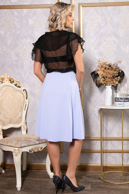 Платье Анхела (черно-голубое) П14750-39М