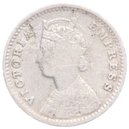 Монета 2 анны 1900 года B Британская Индия