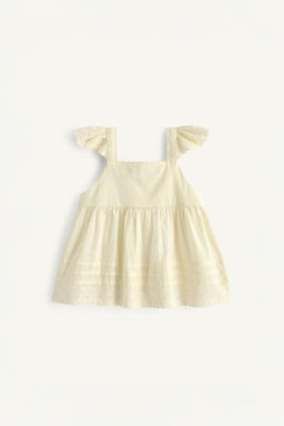 BLUSA BORDADOS COMBINADOS LIMITED EDITION / Crudo / Beige - Zara фото 6