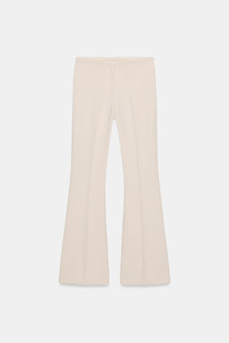 PANTAL?N FLARE COSTURAS LATERALES / Crudo - Zara фото 7