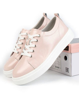 05-HY21-4D LT. PINK Кроссовки женские (натуральная кожа)