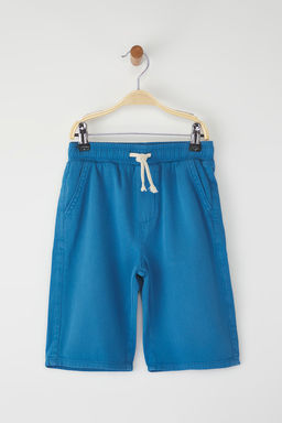 Mavi Pamuklu Basic Beli Lastikli Lastikli Erkek Cocuk Denim Sort&Bermuda TKDSS25JE00008