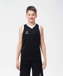 Майка баскетбольная JOGEL CAMP Basic, черный, детский  фото 4