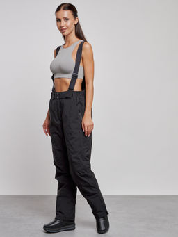 Горнолыжный костюм женский большого размера зимний темно-зеленого цвета 02366TZ - Chunmai фото 12