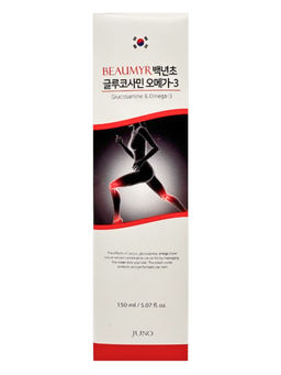 Beaumyr Спортивный массажный крем расслабляющий c глюкозамином / Glucosamine & Omega-3 Cream, 150 мл