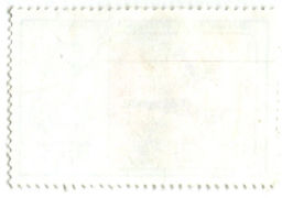 Марка Тигровый лесной певун 1986 год Куба