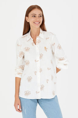 Женская рубашка Camel с длинным рукавом - U.s. polo assn фото 8