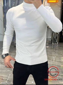 Мужская водолазка однотонная