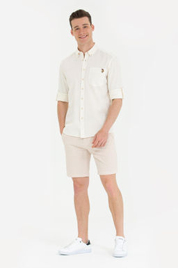 U. S. Polo Assn / Мужская рубашка с длинным рукавом Stone - U.s. polo assn фото 4