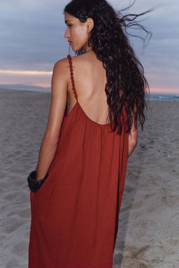 OVERSIZED STRAPPY DRESS - Zara фото 18