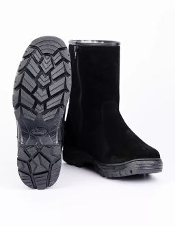 Сапоги мужские замшевые Байкал, литая подошва