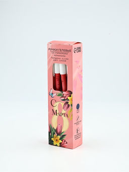 Цена за 10 шт. Ручка пиши-стирай, синяя паста, гелевая 0.5 мм с колпачком С 8 МАРТА