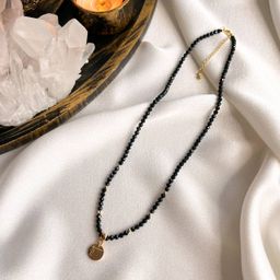 Бусы с подвеской из Шпинели огранка 45 см +