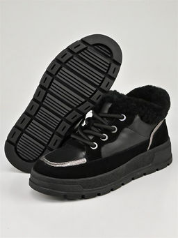 Кеды женские зимние теплые/ Ботинки зимние A120-4M - Piniolo фото 4