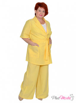 Брюки-клеш Модель №1545 размеры 44-84 - Plusmoda фото 13