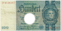Банкнота 100 рейхсмарок 1935 года Германия