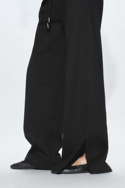 INTERLOCK TROUSERS WITH VENTS - Zara фото 4