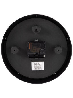 Часы настенные классические ENERGY ЕС-139, бесшумные, плавный ход, d=22 см, чёрные