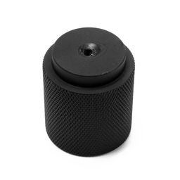 Ручка-кнопка CAPPIO PK330, d=30 мм, цвет черный, 8 шт.