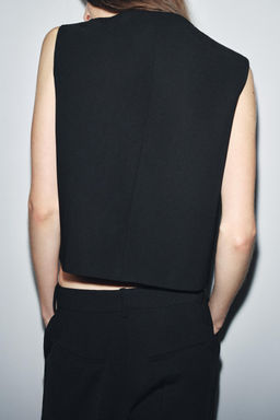 DOUBLE-BREASTED BUTTON WAISTCOAT ZW COLLECTION - Zara фото 3