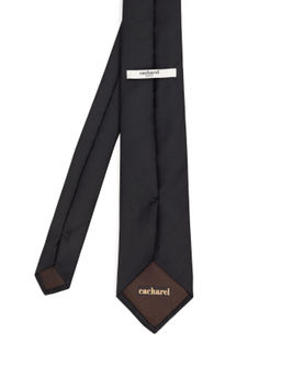 Черный базовый галстук - Cacharel фото 10