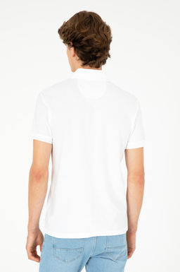 Мужская белая футболка Неожиданная скидка в корзине - U.s. polo assn фото 5