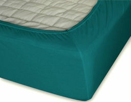 Трикотажная простыня на резинке (морская волна) 180*200 см. хлопок 100%