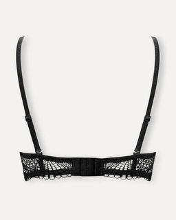 Черный бюстгальтер с кружевом - Deseo фото 2