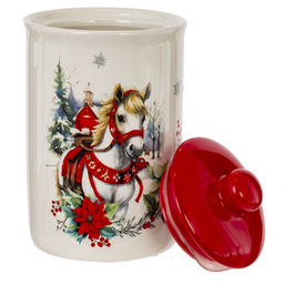 Ёмкость для сыпучих продуктов "Лошадь", 680 мл, L10 W10 H16,5 см