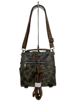 Женская сумка-рюкзак из искусственной кожи, цвет зеленый