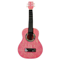 Сувенирный музыкальный инструмент Гитара-укулеле «Красное влечение», 55×20×6 см