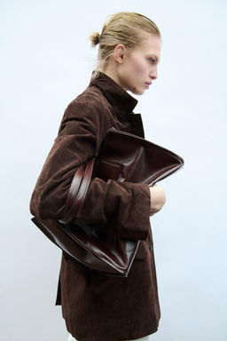 LEATHER TOTE - Zara фото 2