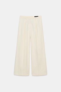 ZW COLLECTION PLEATED WIDE-LEG TROUSERS - Zara фото 5