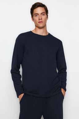 TRENDYOL MAN Siyah Regular Fit Orme Pijama Tak?m? TMNAW24PT00008 - Trendyolmilla фото 3