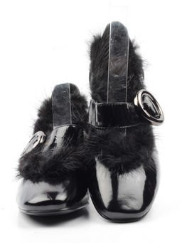 03-N18116P-2 BLACK LAC Полуботинки женские (натуральная кожа, лакированная)