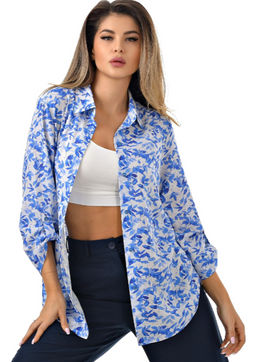 Дышащая легкая Рубашка 20% лен 80%вискоза - А+б коллекция фото 12