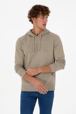 Erkek A__k Haki Basic Sweatshirt Sepette S_rpriz _ndirim - U.s. polo assn фото 3