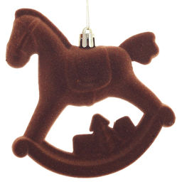 Набор из 2шт, Украшение новогоднее "Лошадка", L11 W5 H10 см