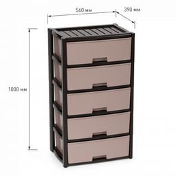 Комод "Колорит" 5-ти секцион. широкий (венге) М8762