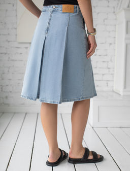 VILATTE / Джинсовая юбка  фото 4