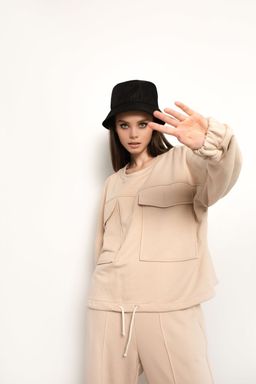 Костюм AURA 8004-164 кремовый  фото 5