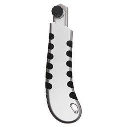 Нож канцелярский 18 мм, металлический, 6 штук лезвий, Zinc-alloy, TOP