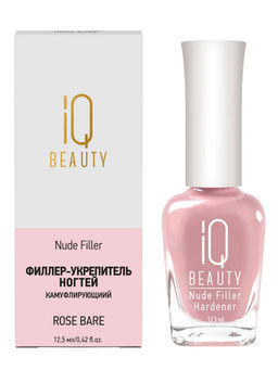 IQ Beauty Филлер-укрепитель с камуфлирующим эффектом / Nude Filler 02 Rose Bare, глянцевый финиш, 12,5 мл