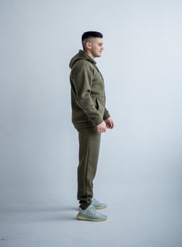 Утепленный костюм мужской футер 3-нитка петля качество пенье - Knitka wear фото 9