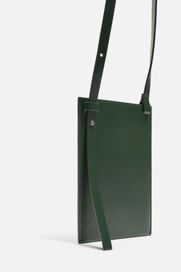 LEATHER MINI CROSSBODY BAG - Zara фото 4