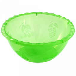 Миска пластмассовая "Лидия" 3л, д25см, h11см, цвета микс (Россия)