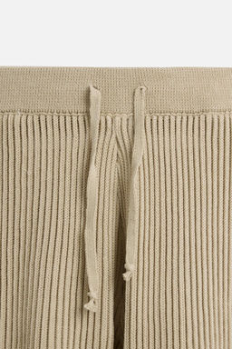 RIBBED RELAXED FIT BERMUDA SHORTS - Zara фото 8