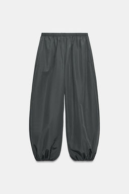 PANTAL?N NYLON BOMBACHO / Gris oscuro - Zara фото 4