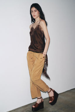 ZW COLLECTION WIDE LEG JOGGING TROUSERS