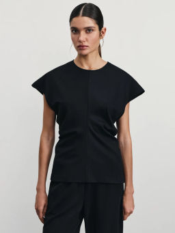 Топ с драпировкой на талии / Zarina  фото 3